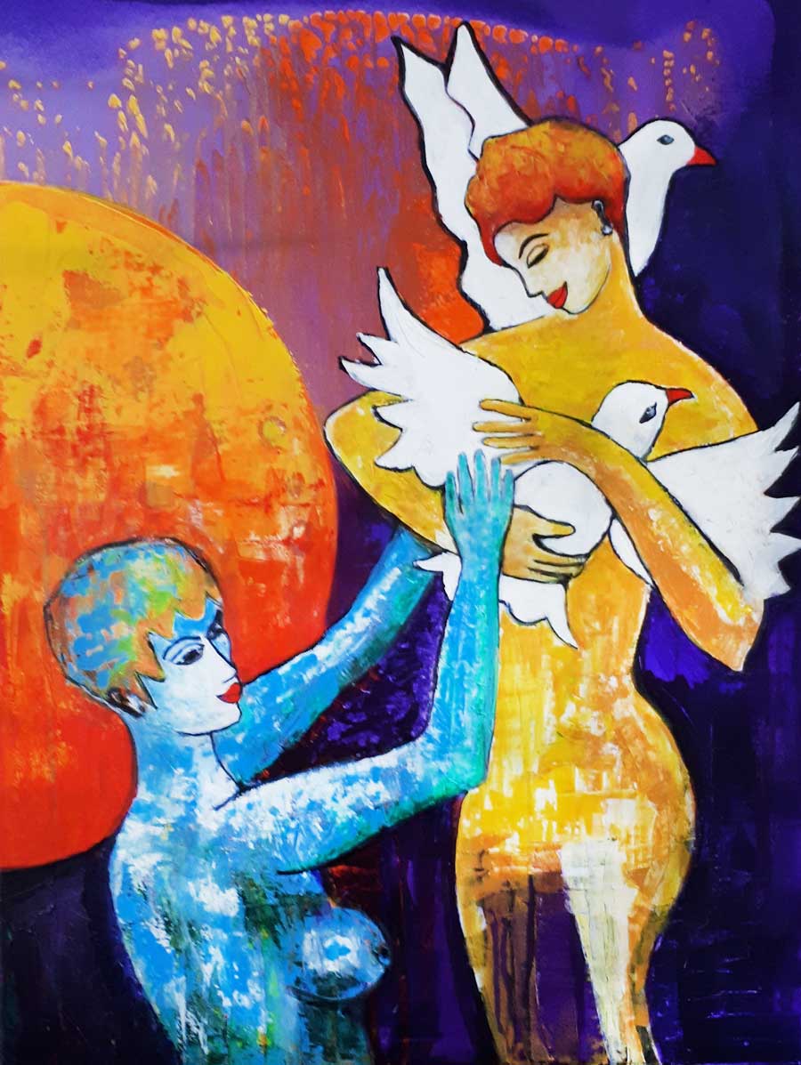 Tenderness” 80-60 cm 300 euro available